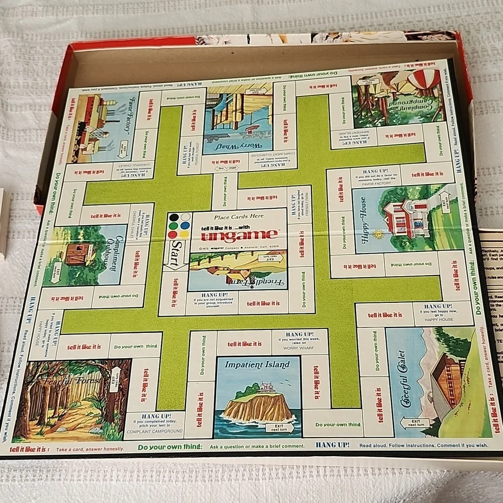 VINTAGE THE UNGAME 1975 Special Christian Version Family Board Game HOMESCHOOL